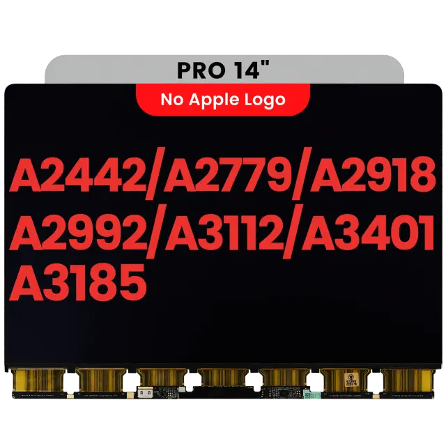 Dalle LCD seule pour Apple MacBook Pro 14" (A2442 / A2779 / A2918 / A2992 / A3112 / A3401 / A3185) (With All Years, compatible)