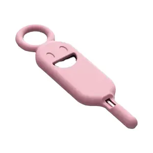 Porte-Clés de Rangement SIM & SD avec Extracteur Rose
