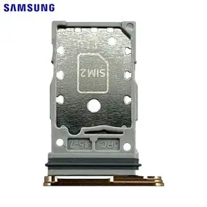 Tiroir SIM Original Samsung Galaxy S25 S931/Galaxy S25 Plus S936 GH98-49874G Corail