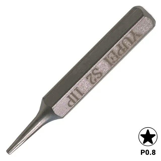 Embout de tournevis en acier S2 Pentalobe P0,8