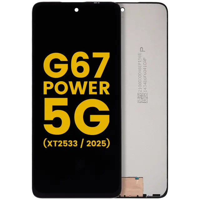 Écran LCD sans châssis pour Motorola Moto G67 Power 5G (XT2533 / 2025) (reconditionné, toutes couleurs)