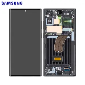 Écran Tactile Original ASMBLD Samsung Galaxy S23 Ultra 5G S918 GH82-30466A GH82-30465A Noir