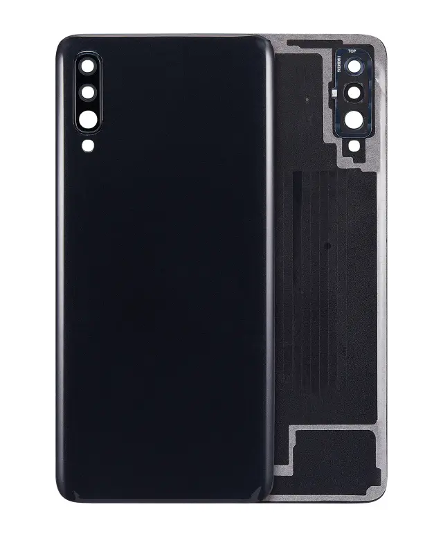 Vitre arrière pour Samsung Galaxy A70 (A705 / 2019) (compatible premium, noir)