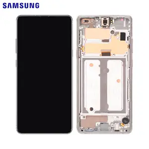 Écran Tactile Original Samsung Galaxy S10 5G G977 GH82-20442A GH82-20567A Crown Silver