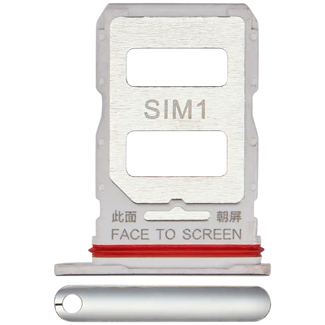 Tiroir SIM pour Xiaomi 12T / 12T Pro (argent)