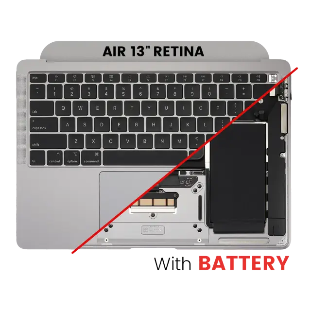 Châssis supérieur avec batterie et clavier ANSI US pour Apple MacBook Air 13" A2179 (2020) (gris sidéral)