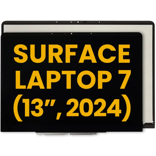 Écran LCD avec vitre tactile pour Microsoft Surface Laptop 7 13" (reconditionné, noir)