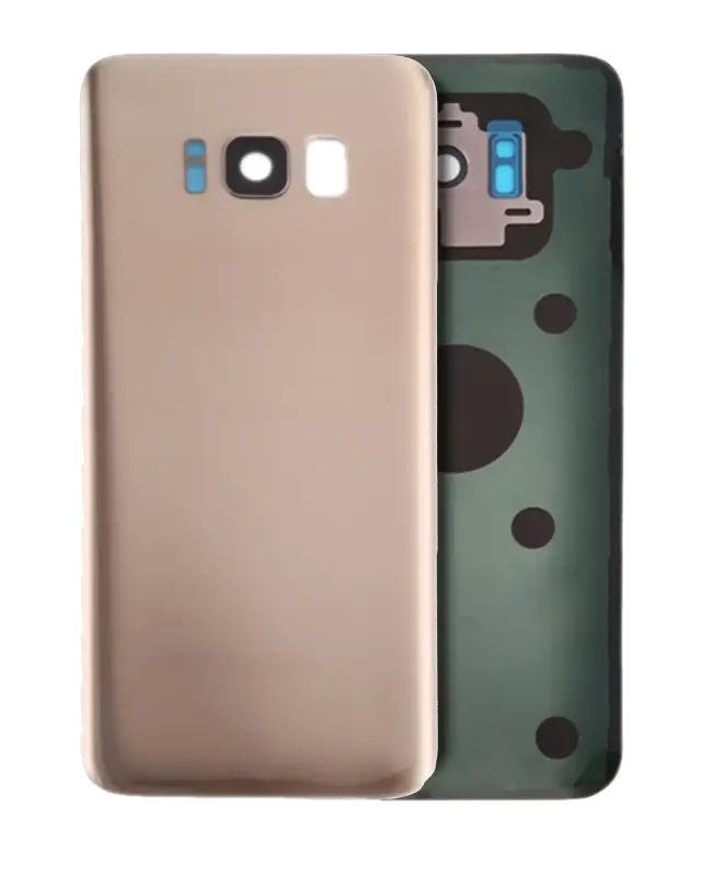 Vitre arrière pour Samsung Galaxy S8 (sans logo, compatible premium, Maple Gold)