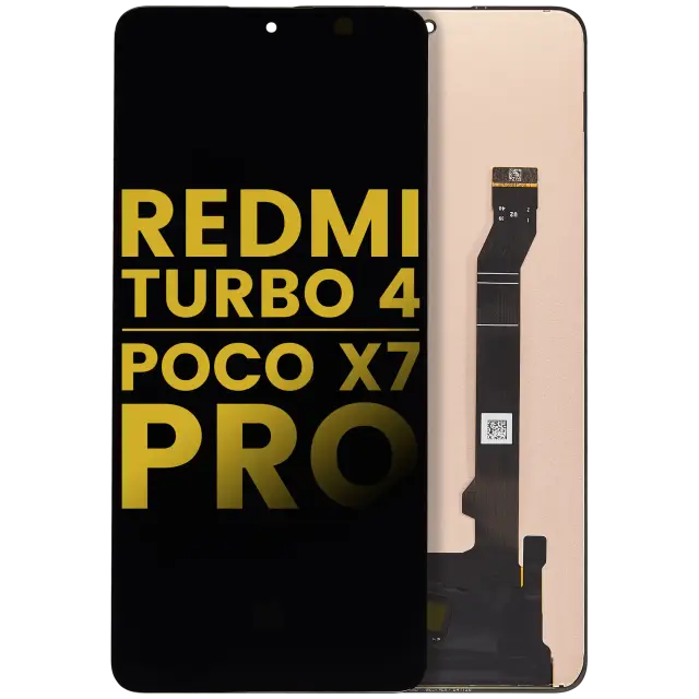 Écran OLED sans châssis pour Xiaomi Redmi Turbo 4 / Xiaomi Poco X7 Pro (reconditionné, toutes couleurs)