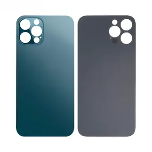 Vitre Arrière Apple iPhone 12 Pro Max (Laser LH) Bleu Pacifique