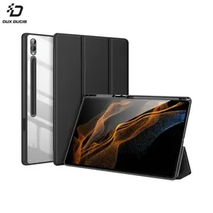 Housse de Protection Toby Dux Ducis pour Samsung Galaxy Tab S9 Ultra Wi-Fi X910/Galaxy Tab S9 Ultra 5G X916 Noir