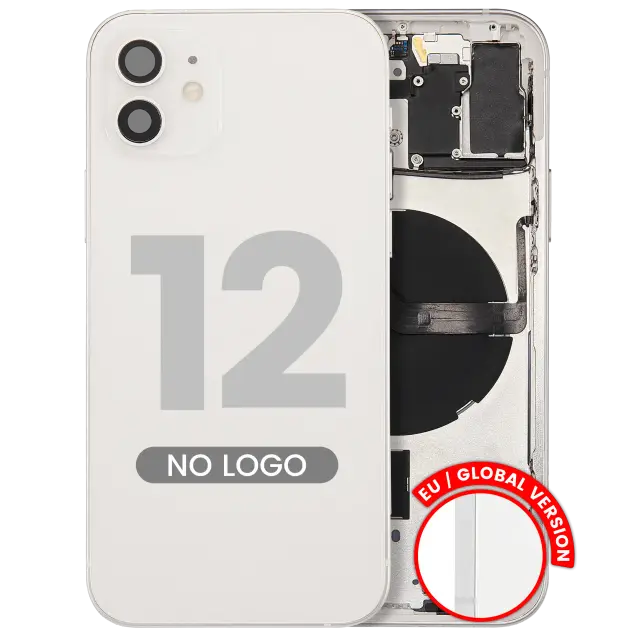 Châssis pour Apple iPhone 12 (version EU, compatible premium, blanc)