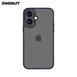 Coque de Protection Canon Lens JMGOKIT pour Apple iPhone 16 Plus Violet