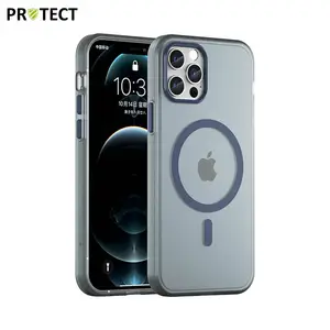 Coque de Protection MF-006 MagSafe PROTECT pour Apple iPhone 12/iPhone 12 Pro Bleu Marine