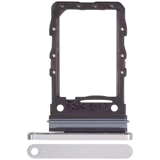 Tiroir SIM pour Samsung Galaxy Z Flip 6 (F741) (premium, blanc)
