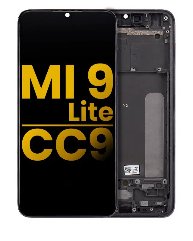 Écran OLED avec châssis pour Xiaomi Mi 9 Lite / CC9 (reconditionné, Onyx Gray)