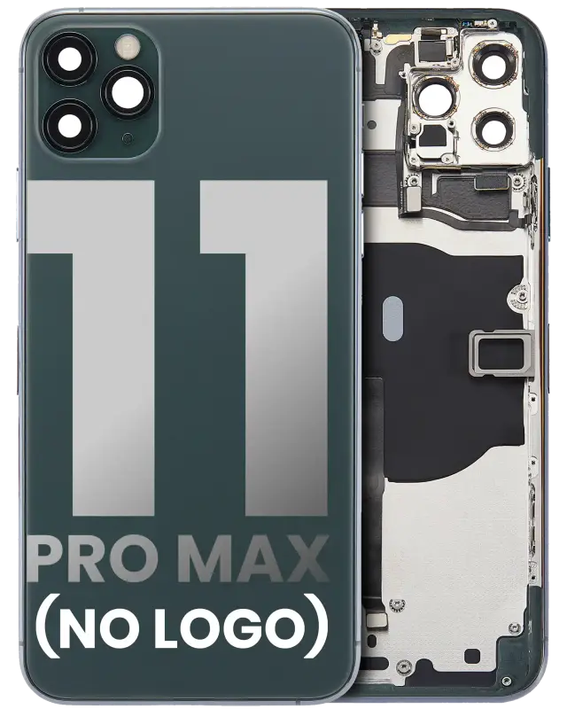 Châssis pour Apple iPhone 11 Pro Max (sans logo, compatible premium, Midnight Green)