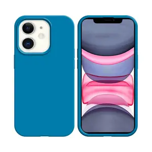 Coque Silicone Compatible pour Apple iPhone 11 (#16) Bleu Ciel