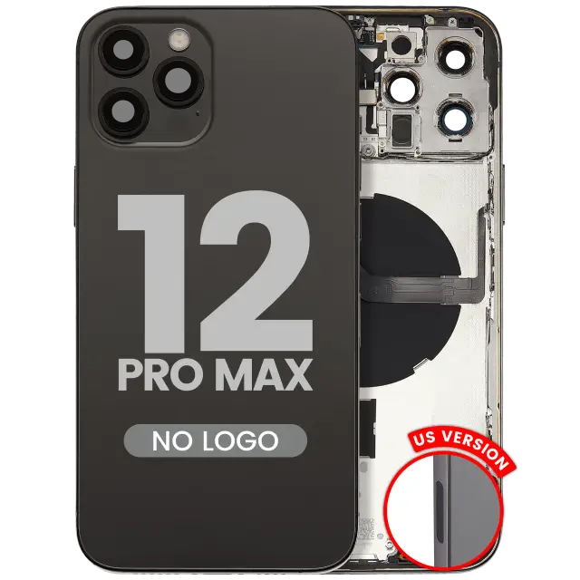 Châssis pour Apple iPhone 12 Pro Max (version US, compatible premium, graphite)