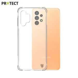 Pack de 10 Coques Silicone Renforcée PROTECT pour Samsung Galaxy A13 4G A135 Bulk Transparent