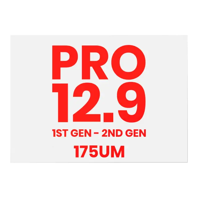 Adhésif pour Apple iPad Pro 12.9" 1st Gen (2015) / iPad Pro 12.9" 2nd Gen (2017) (175um) (lot de 10)