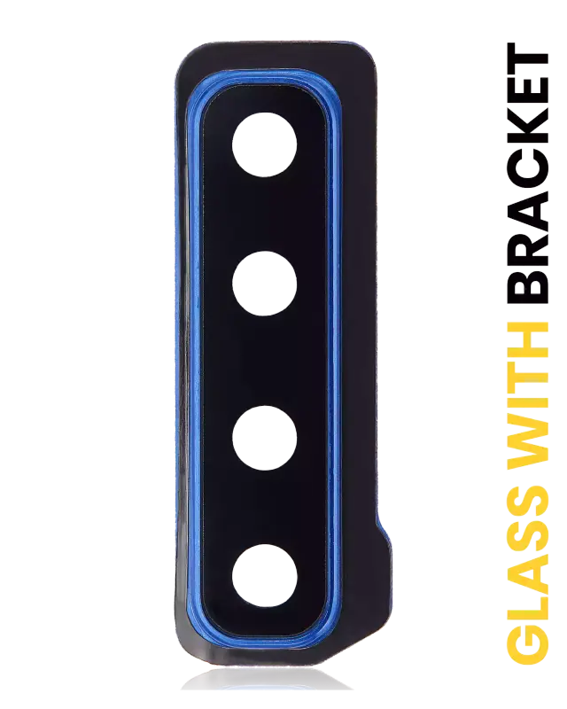 Lentille de caméra arrière avec support pour Samsung Galaxy A9 (A920 / 2018) (Lemonade Blue)