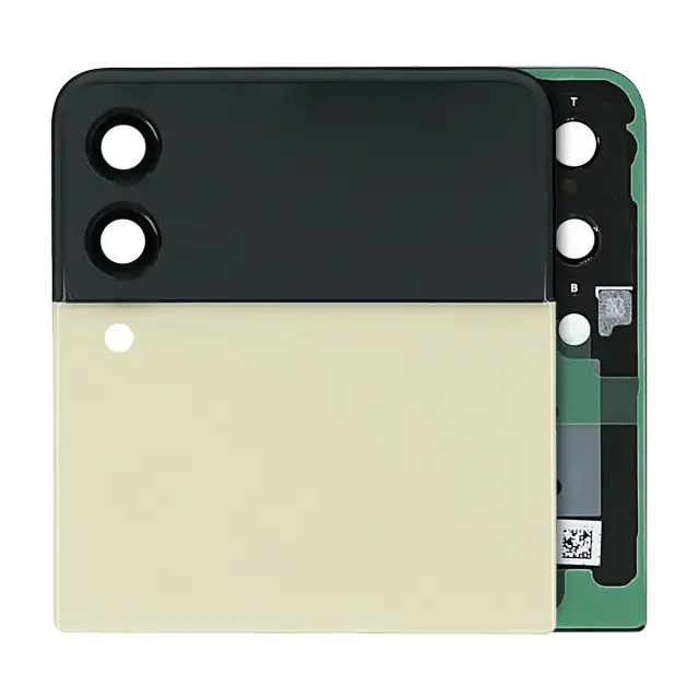 Écran OLED extérieur pour Samsung Galaxy Z Flip 3 5G (pack service origine, Cream)