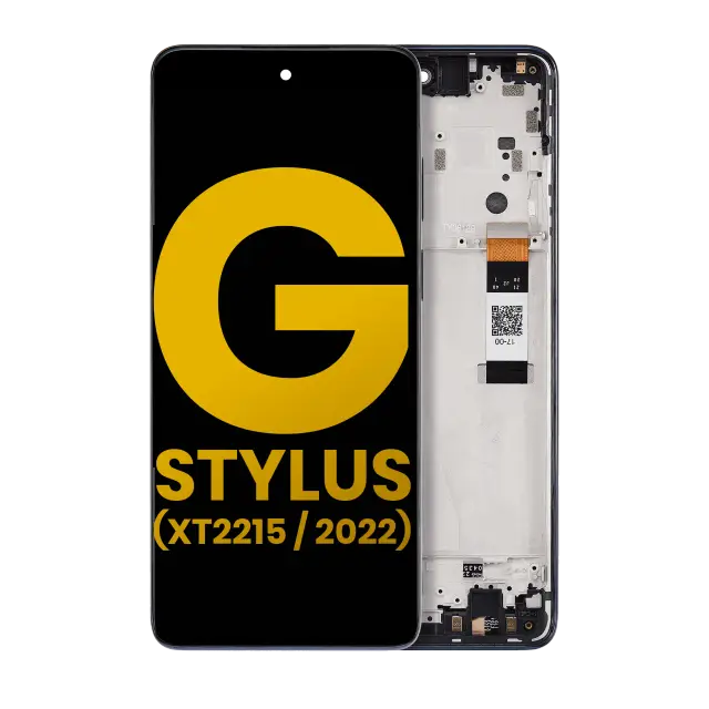 Écran LCD avec châssis pour Motorola Moto G Stylus 5G (XT2215 / 2022) (reconditionné, Steel Blue)