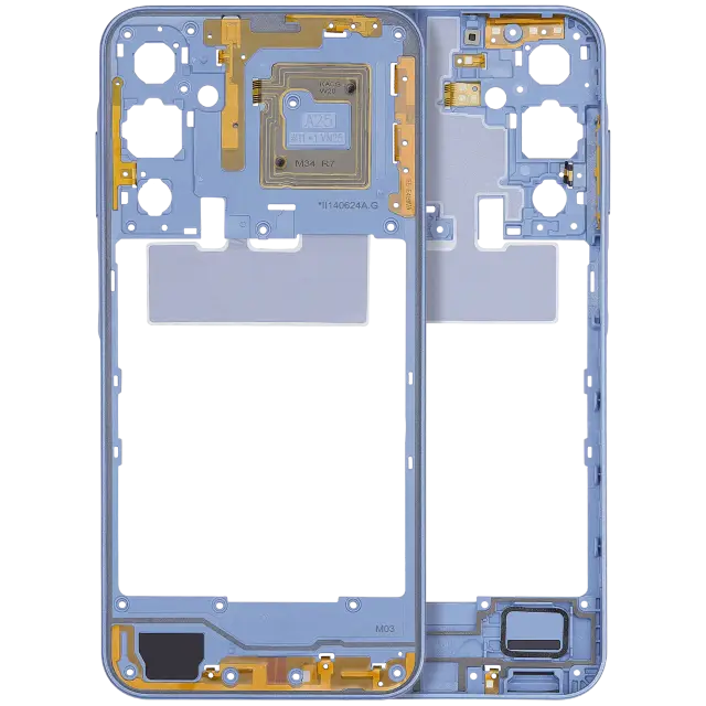 Châssis pour Samsung Galaxy A25 5G (A256 / 2023) (Optimistic Blue)