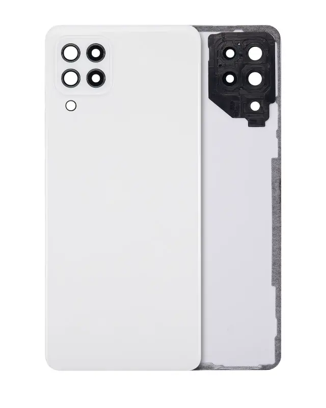 Vitre arrière pour Samsung Galaxy A22 4G (A225 / 2021) (pack service origine, blanc)