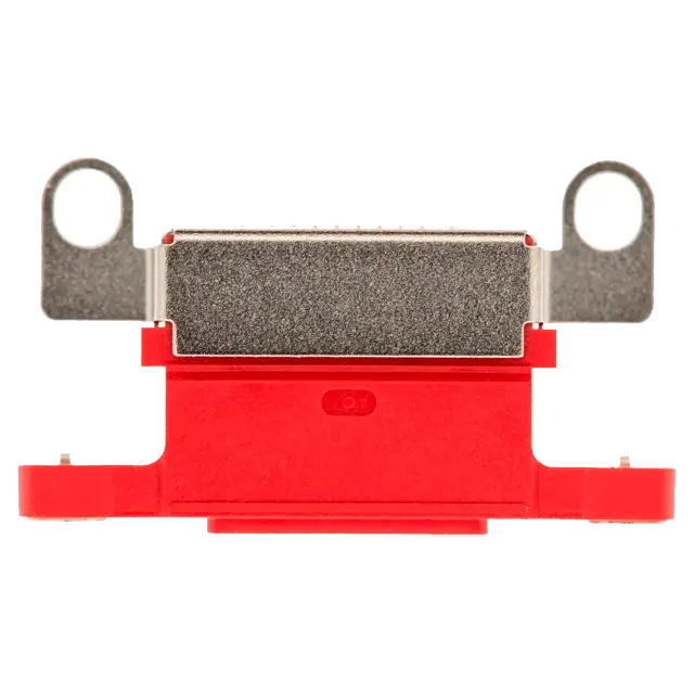 Connecteur de charge nu à souder pour Apple iPhone 12 Mini (rouge, lot de 10)