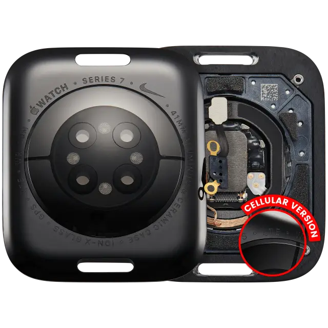 Vitre arrière pour Apple Watch Series 7 (41mm) (LTE Version, Nike)