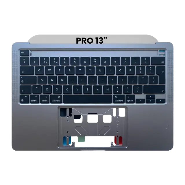Châssis supérieur avec clavier ISO UK pour Apple MacBook Pro 13" A2338 (2020) (gris sidéral)