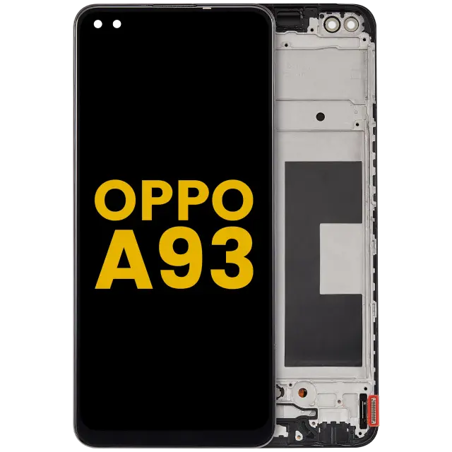 Écran OLED avec châssis pour Oppo A93 (2020) (reconditionné, toutes couleurs)
