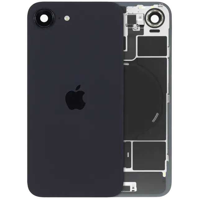 Vitre arrière pour Apple iPhone 17e (origine, noir)