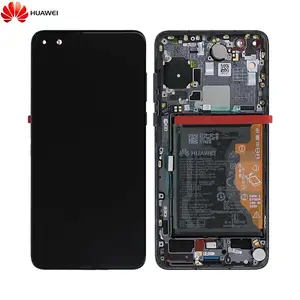 Bloc Écran Complet avec Châssis et Batterie Original Huawei P40 02353MFA Noir