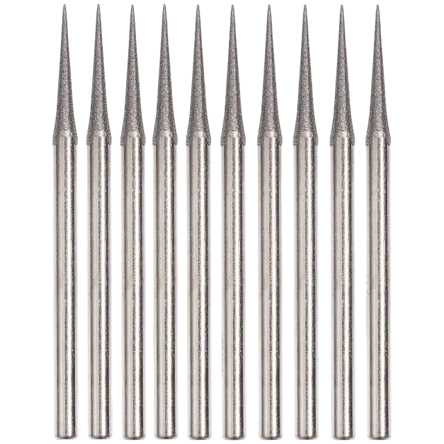 Jeu de têtes de meulage 15D pour stylo de meulage électrique intelligent (lot de 10)