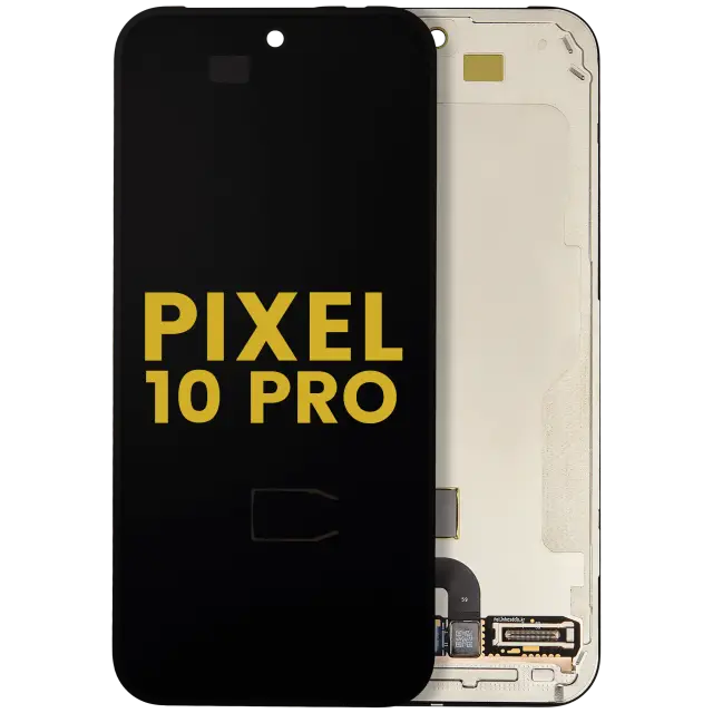 Écran OLED avec châssis et capteur d’empreintes pour Google Pixel 10 Pro (reconditionné, toutes couleurs)