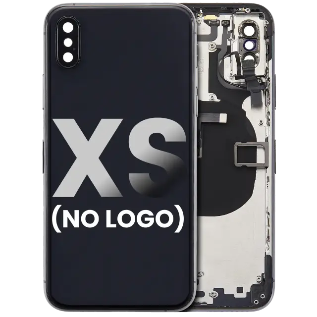 Châssis pour Apple iPhone XS (sans logo, compatible premium, gris sidéral)