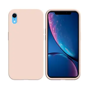 Coque Silicone Compatible pour Apple iPhone XR (#19) Rose Gold