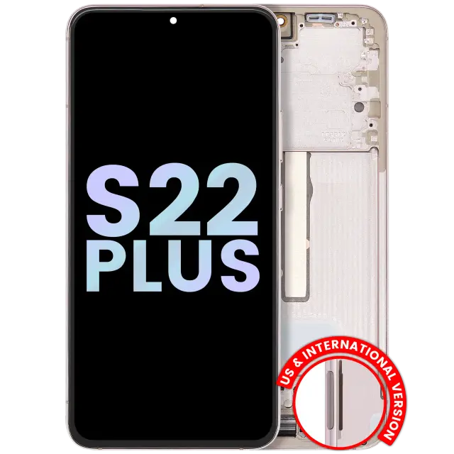 Écran OLED avec châssis pour Samsung Galaxy S22 Plus 5G (pack service origine, Violet)