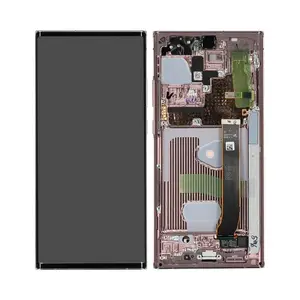 Écran Tactile Oled avec Châssis Samsung Galaxy Note 20 Ultra 5G N986/Galaxy Note 20 Ultra N985 Bronze Mystique