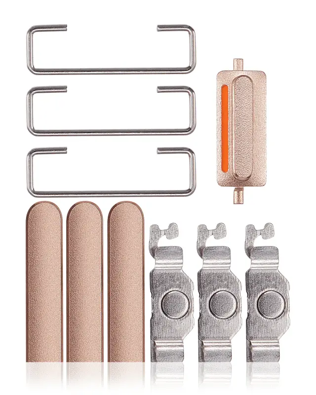 Jeu de boutons power et volume pour Apple iPhone 8 (or)