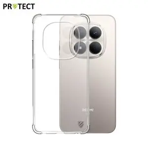 Coque Silicone Renforcée PROTECT pour Xiaomi Redmi Note 15 Pro 5G Transparent