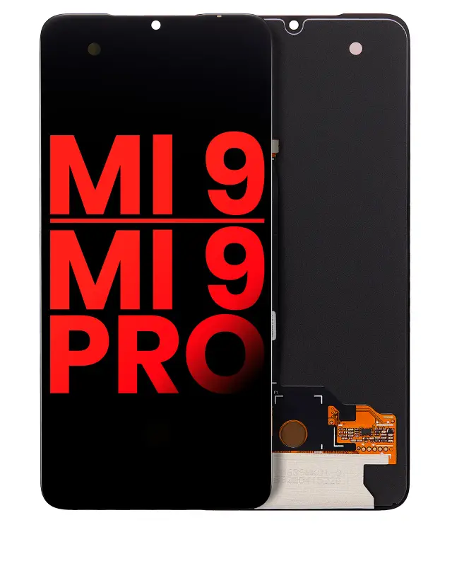 Écran OLED sans châssis pour Xiaomi Mi 9 / Mi 9 Pro (compatible premium, toutes couleurs)