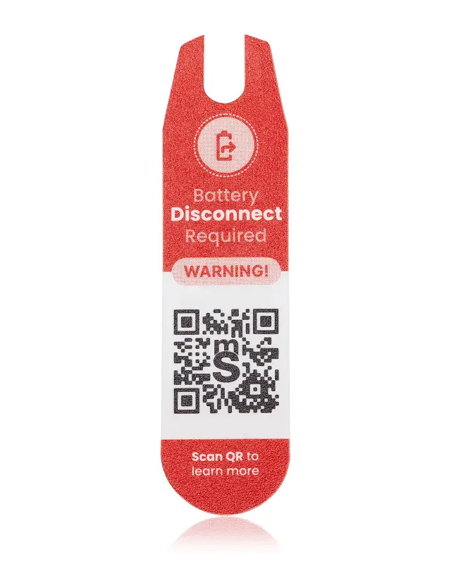 Carte de déconnexion de batterie (lot de 10)