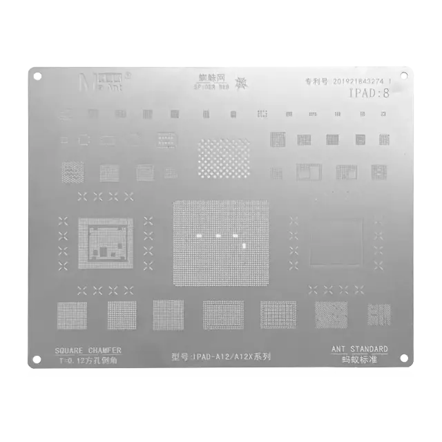 Pochoir de rebillage BGA pour iPad 8 / Air 2