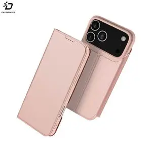 Housse de Protection Skin Pro Dux Ducis pour Apple iPhone 17 Pro Max Rose