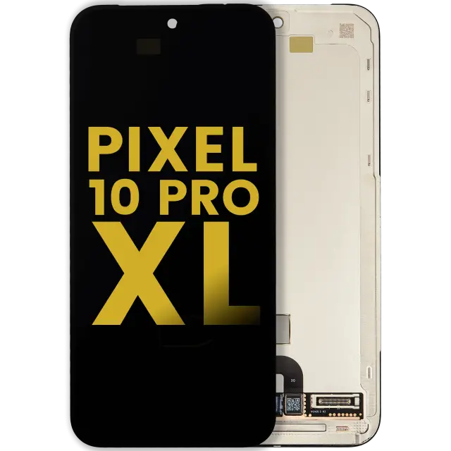 Écran OLED avec châssis et capteur d’empreintes pour Google Pixel 10 Pro XL (reconditionné, toutes couleurs)
