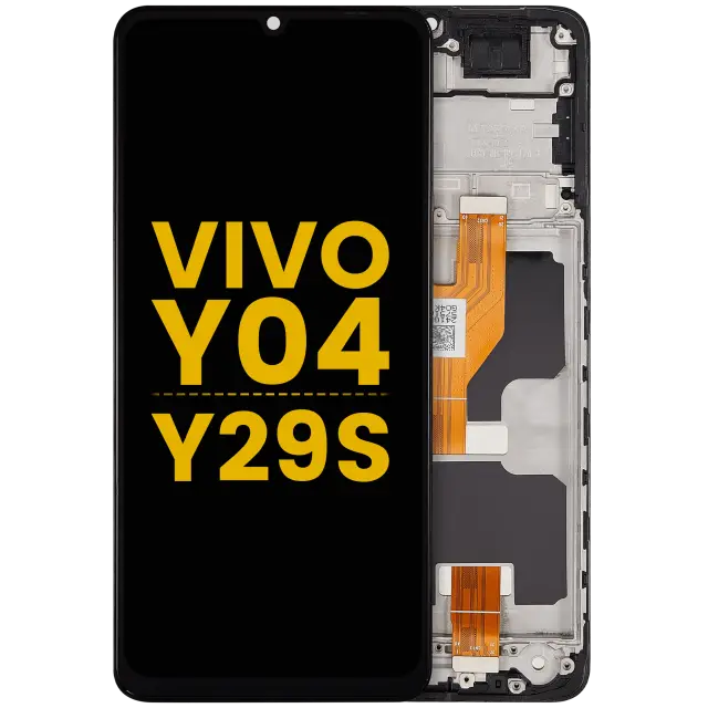 Écran LCD avec châssis pour Vivo Y04 / Y29s (reconditionné, toutes couleurs)